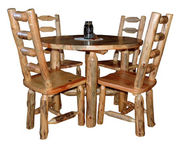 Amish Blue Ridge Rustic Pine Dining Table