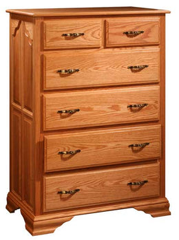 Amish Wavy Cathedral Chest of Drawers