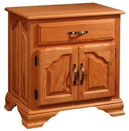 Amish Wavy Cathedral Nightstand