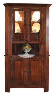Amish Settler's Ridge Corner Hutch