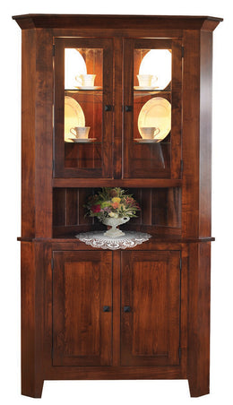 Amish Settler's Ridge Corner Hutch