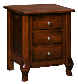Amish French Country Nightstand