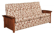 Amish Skyline Panel Sofa Recliner