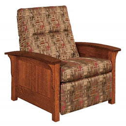 Amish Skyline Panel Chair Recliner