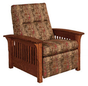 Amish Skyline Slat Chair Recliner