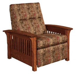 Amish Skyline Slat Chair Recliner