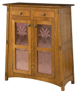 Amish McCoy Pie Safe with Copper