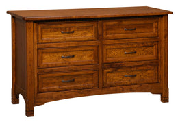 Amish West Lake 6-Drawer Dresser