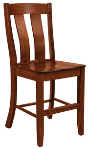 Amish Laura Stationary Bar Chair