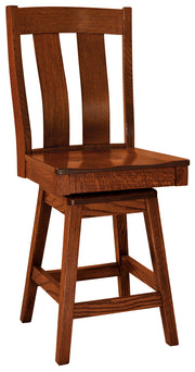 Amish Laura Swivel Barstool