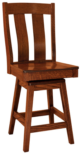 Amish Laura Swivel Barstool