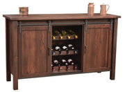 Amish Lane Farmhouse Wine Cabinet
