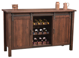 Amish Lane Farmhouse Wine Cabinet