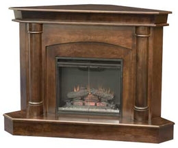 Amish Regal Corner Fireplace
