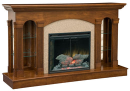 Amish Curio Fireplace