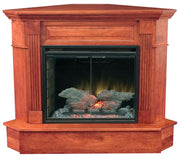 Amish Charleston Corner Fireplace