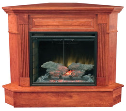 Amish Charleston Corner Fireplace