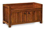 Amish Mission 2-Door Bench