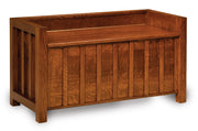 Amish Lift Lid Mission Bench
