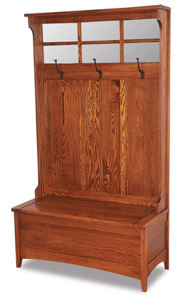 Amish Shaker Hall Seat