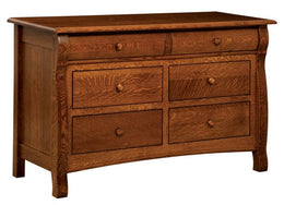 Amish Castlebury 6 Drawer Dresser