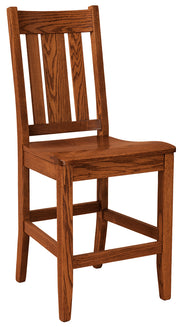 Amish Jacoby Stationary Bar Chair