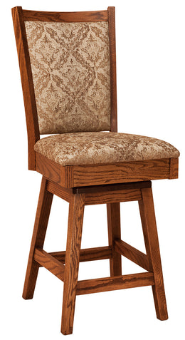 Amish Kalispel Swivel Barstool