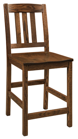 Amish Lodge Stationary Bar Chair