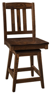 Amish Lodge Swivel Barstool