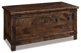 Amish Ironwood Rustic Blanket Chest with Cedar Bottom