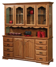 Amish Heritage 4 Door Hutch