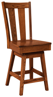 Amish Newberry Swivel Barstool