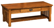 Amish Cubic Slat Coffee Table