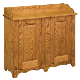 Amish Double Tilt Out Trash Bin