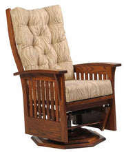 Amish Newbury Deluxe Swivel Glider