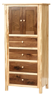 Amish Cornwell 4-Drawer Lingerie with Doors
