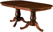 Amish Chancellor Double Pedestal Table