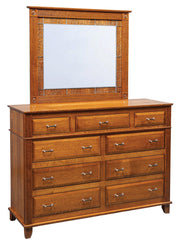 Amish Arlington Dresser with Mirror