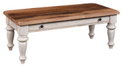 Amish Carolina Vintage Reclaimed Barnwood Coffee Table