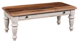 Amish Carolina Vintage Reclaimed Barnwood Coffee Table