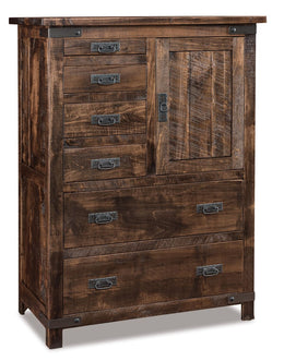 Amish Ironwood Rustic Gentleman's Chest
