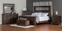 Amish Ironwood Rustic Bedroom Set