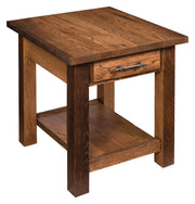 Amish Reclaimed Barnwood End Table