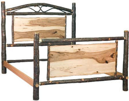 Amish Rustic Panel Bed