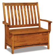 Amish West Lake Storage Bench