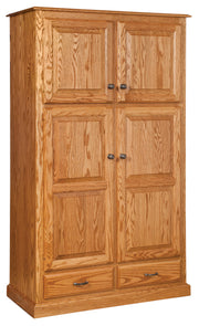 Amish Traditional 4 Door Pantry