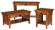 Amish Diamond Mission Sofa Table