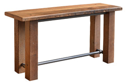 Amish Timber Creek Reclaimed Barnwood Sofa Table