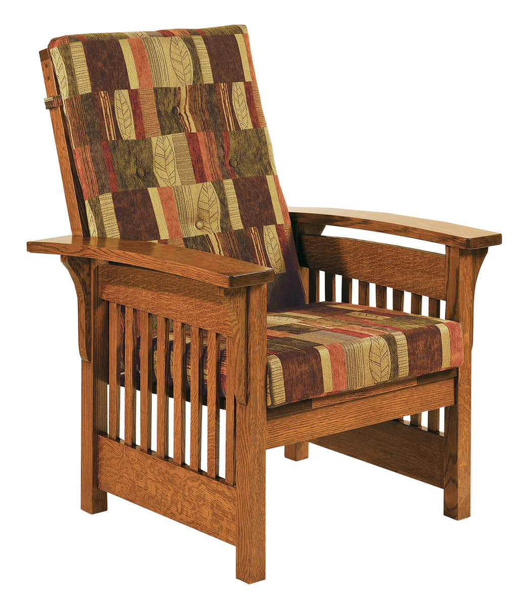 Amish Outlet Store Bow Arm Slat Chair