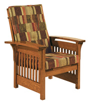 Amish Bow Arm Slat Chair